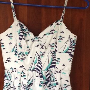 NWT vineyard vines sailboat print dress